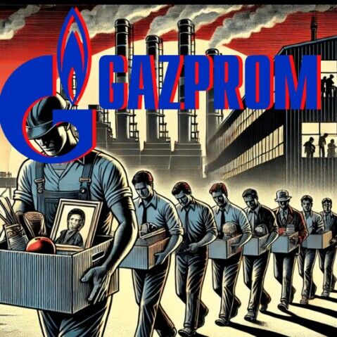 Gazprom halbiert sich selbst. Gazprom halbiert sich selbst.